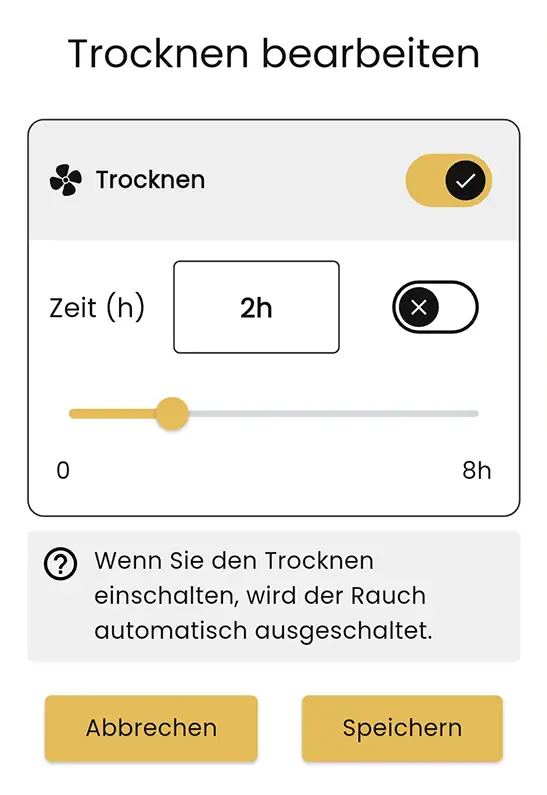 Trockner – Hinweis zur gegenseitigen Sperre