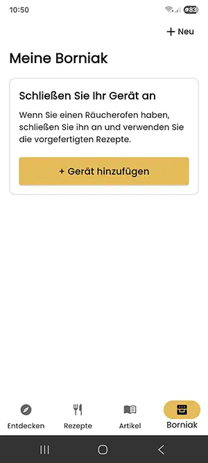 Gerät hinzufügen
