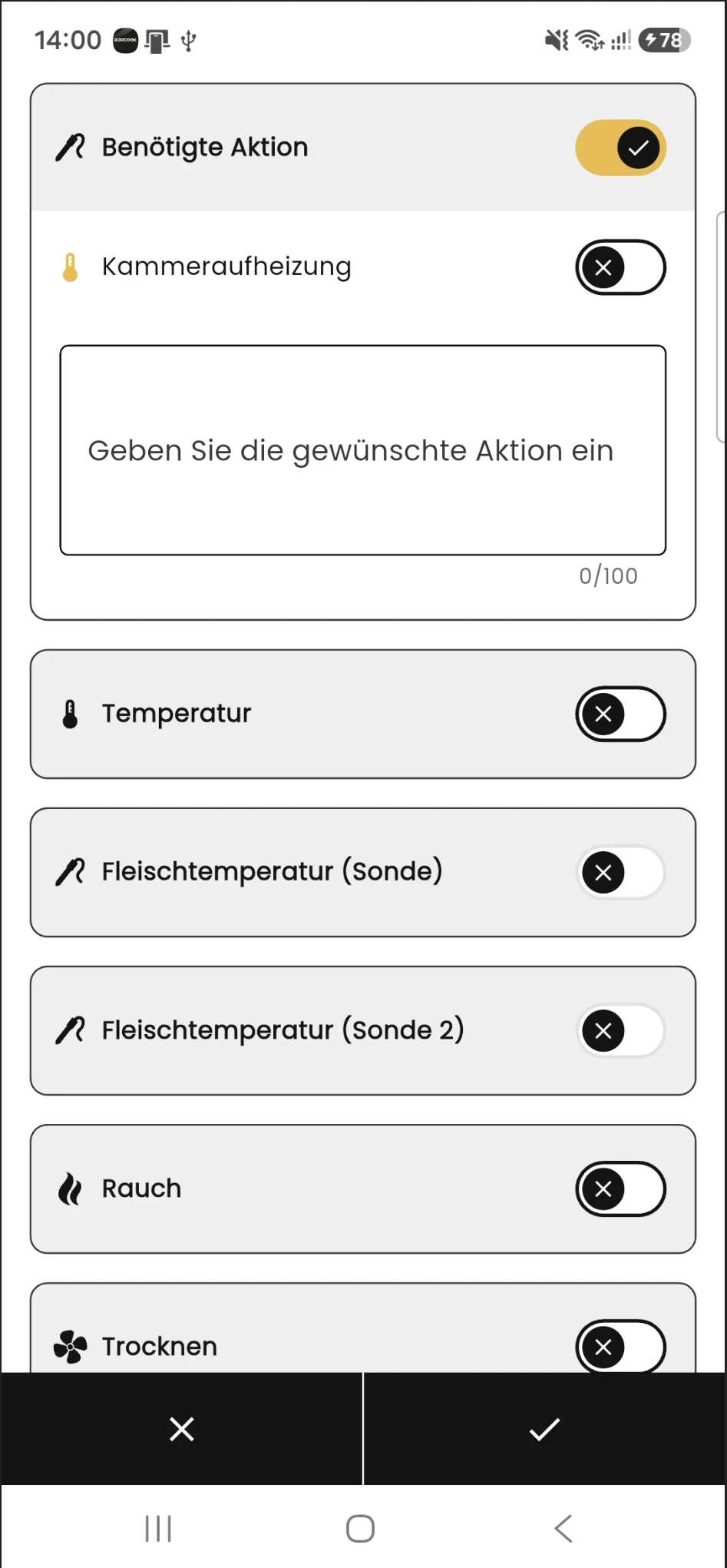 Programmschritt bearbeiten – Teil 1