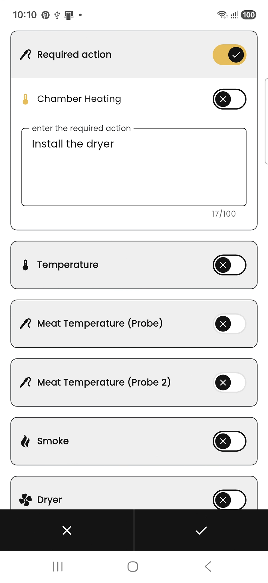 Editing a program step — part 1