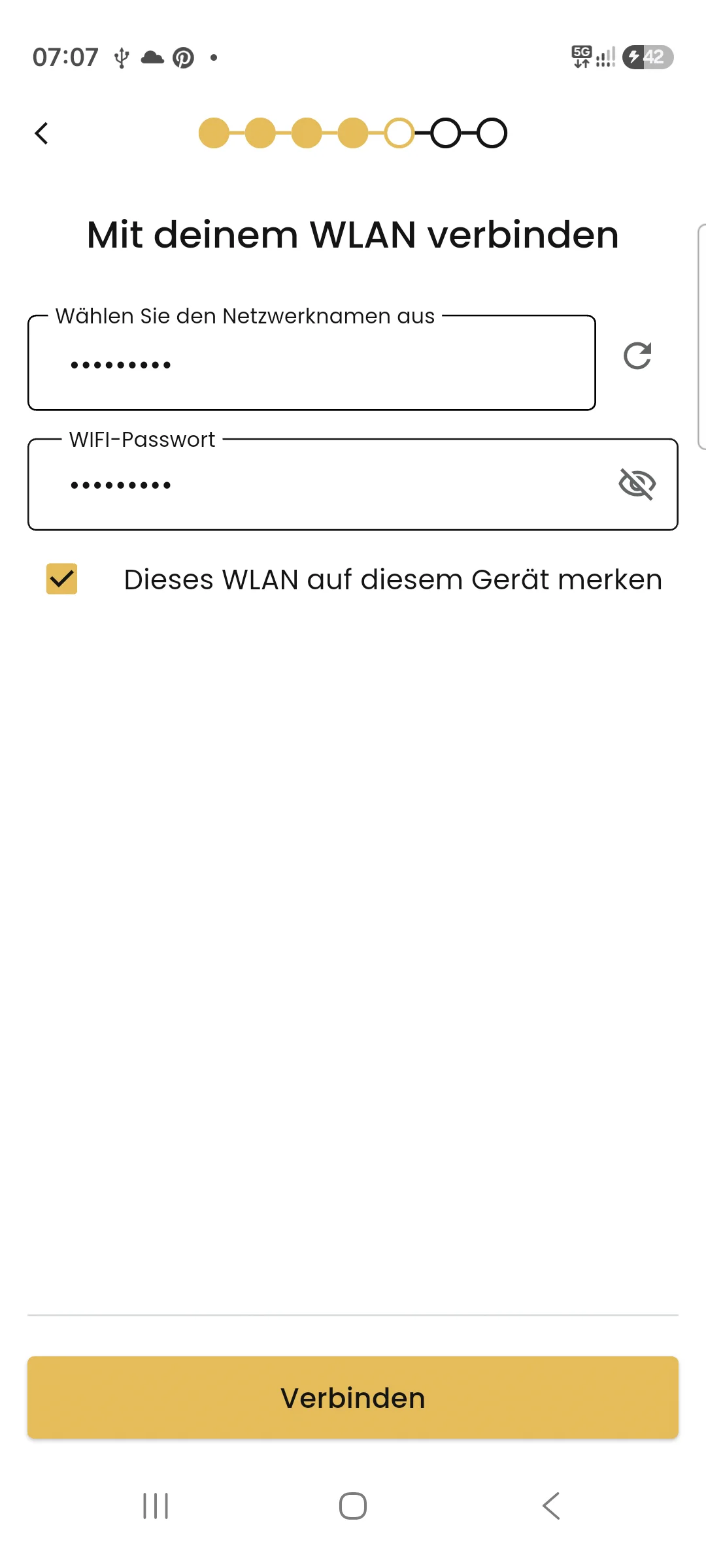 Räucherofen in BORCOOK mit dem WLAN verbinden
