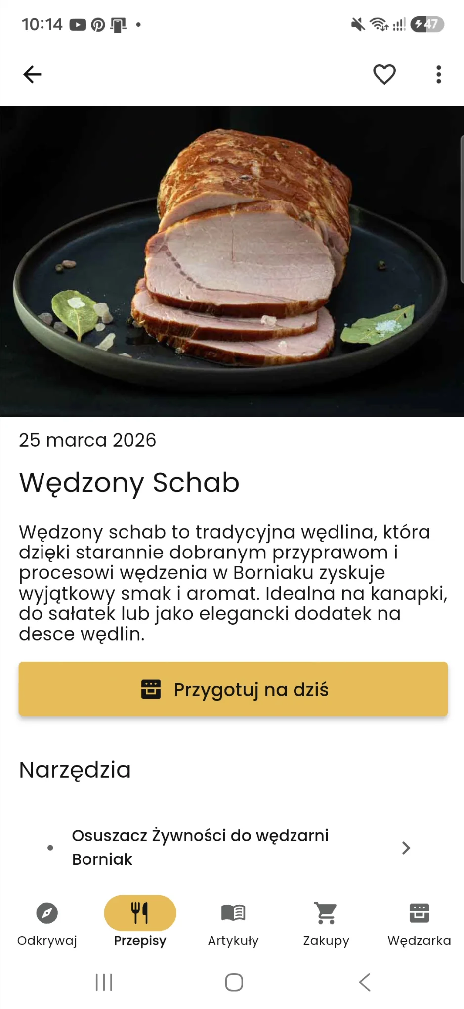 Gotowy przepis BORCOOK