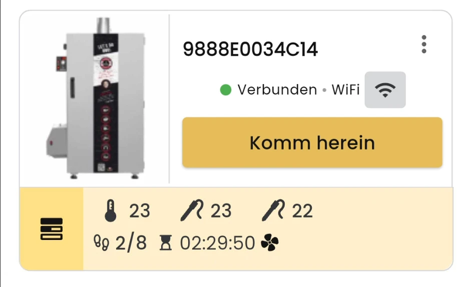 Statusübersicht im Automatikmodus