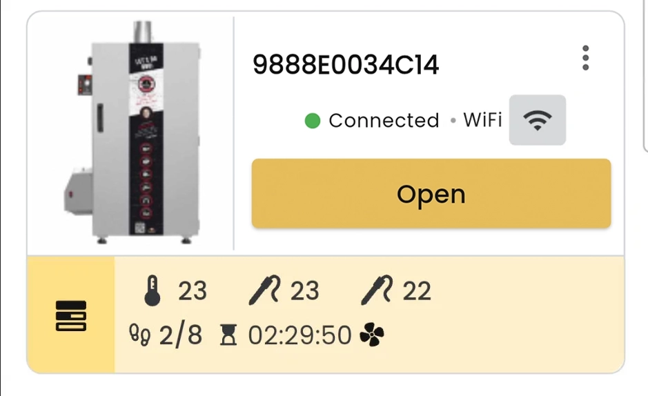 Smoker status overview in automatic mode
