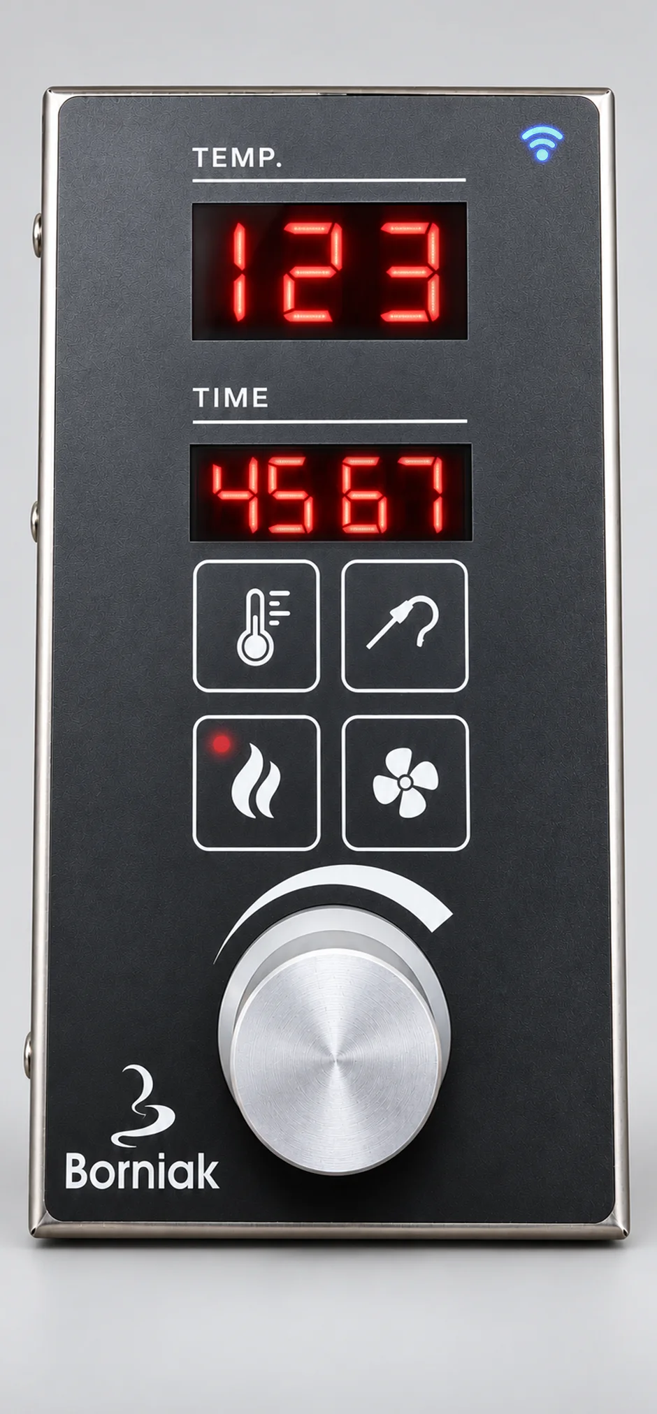 Smoke generator button